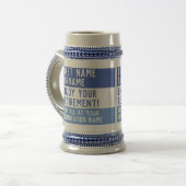 楽しむ退職 – ビールジョッキ (正面左)