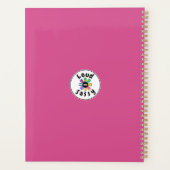 楽しむ金ゴールドシンプルとかわいらし プランナー手帳 (裏面)