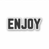 楽しむ シール (正面)