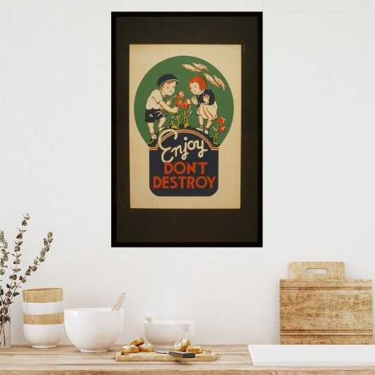 楽しむ! ポスター (キッチン)