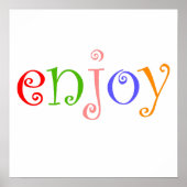 楽しむ ポスター (正面)