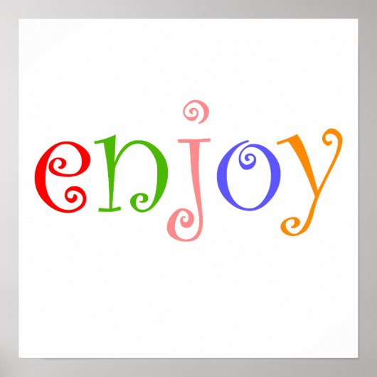 楽しむ ポスター (正面)