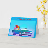 **楽しむ***乗る誕生日****** カード (黄色い花)