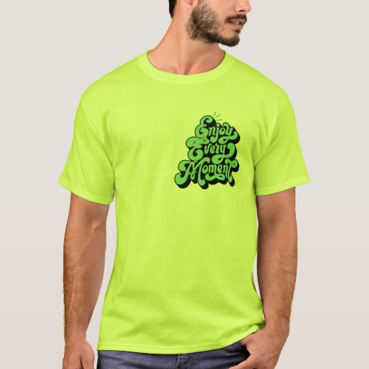 楽しむEvery Momentロゴ Tシャツ (正面)