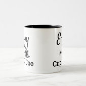 楽しむYour Cup O' Joeレトロコーヒーマグ ツートーンマグカップ (中央)
