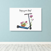 楽しむYour Day Water Color Art Canvas Print キャンバスプリント (インサイチュ (ウッドフロア))