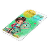 楽しむYour Journey Boy & Dauron Cartoon マグネット (左側)