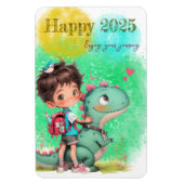 楽しむYour Journey Boy & Dauron Cartoon マグネット (縦)