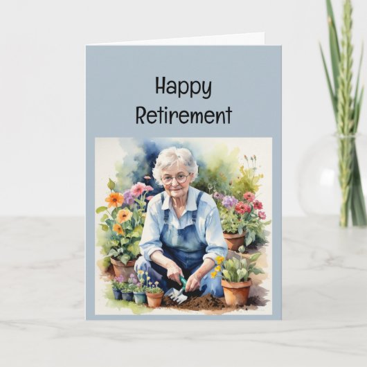 楽しむYour Retirement Gardening Garden カード (正面)