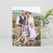 楽しエレガントい書道写真 シーズンカード (スタンド正面)