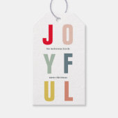 楽しカラフルい休日 ギフトタグ (正面)