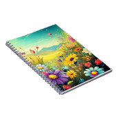 楽しカラフルい日を心ゆくまでメモ帳 ノートブック (右側)