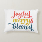 楽しメリーい賛美クリスマス枕 – 休日 アクセントクッション (裏面)