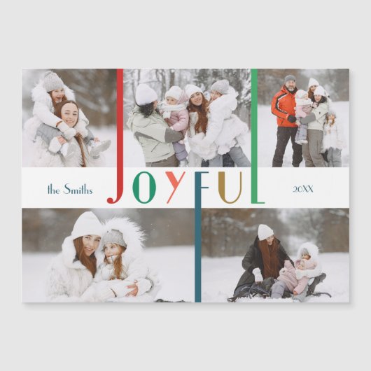 楽しモダンいカラフルタイポグラフィ5 – 写真 (正面)