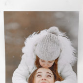 楽しモダンいカラフルタイポグラフィ5 – 写真 三つ折りクリスマスカード (内部最初)