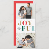 楽しモダンい休日の写真 シーズンカード (正面/裏面)