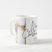 楽しモダンい写真マグカップ コーヒーマグカップ (正面左)