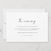 楽しモダンくパーティの招待状 招待状 (裏面)