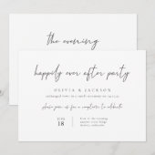 楽しモダンくパーティの招待状 招待状 (正面/裏面)