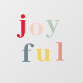 楽しモダンカラフルい休日の窓にしがみつく ウィンドウサイン (シート)