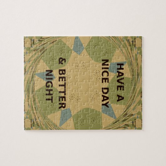 楽し保護い日を送る ジグソーパズル (横)