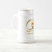 楽し結婚したく ビールジョッキ (正面左)