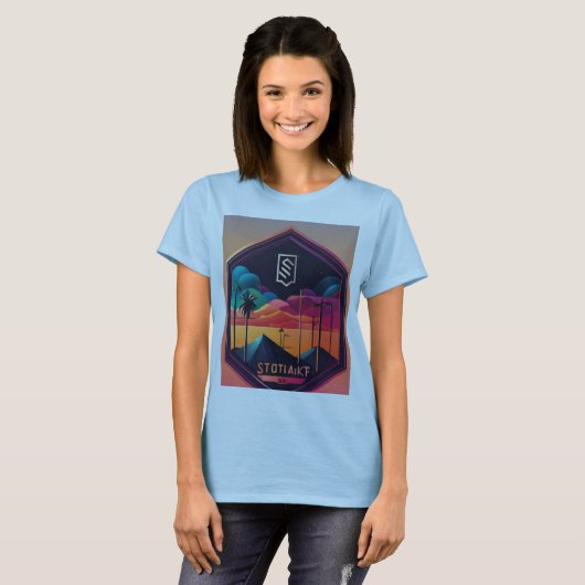 楽でシック Tシャツ (正面フル)