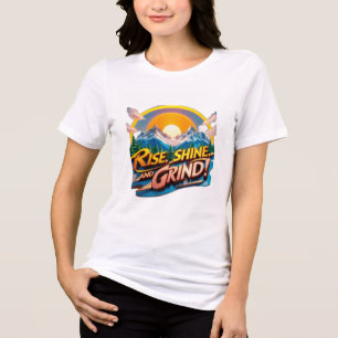 "楽なスタイル: Bella+Canvas Women's Tri-Blend トライブレンドTシャツ