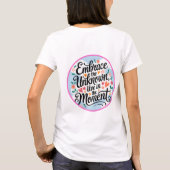 楽なチャーム女性基本Tシャツ Tシャツ (裏面)