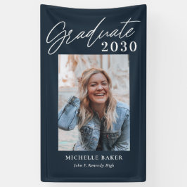 楽なチャーム編集可能カラー卒業バナー 横断幕