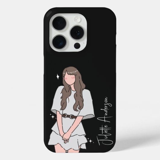 楽な美しいガールカスタマイズ Case-Mate iPhoneケース (裏面)