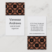 楽な美しい名刺、サンゴ 名刺 (正面/裏面)