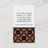 楽な美しい名刺、サンゴ 名刺 (裏面)