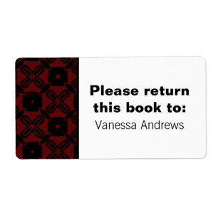 楽な美しい蔵書票ラベル ラベル