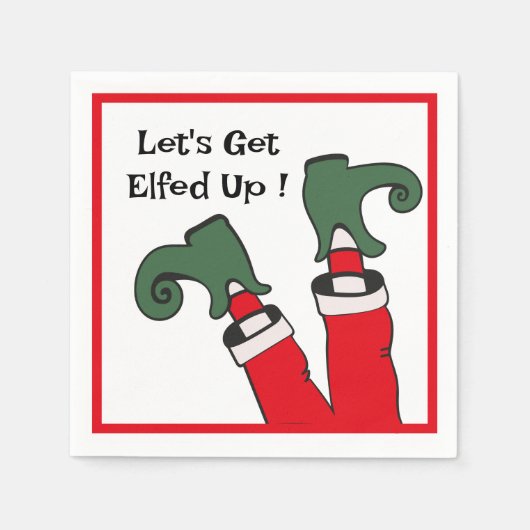 楽にしよう スタンダードカクテルナプキン (正面)