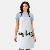 楽にクールVibes説明：受け入れリラックス エプロン (着用した状態)