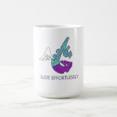 楽にマグカップをスタイリッシュ滑る コーヒーマグカップ (中央)