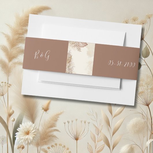 楽にミニマエレガントリスト結婚の 招待状ベリーバンド