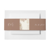 楽にミニマエレガントリスト結婚の 招待状ベリーバンド (正面例)