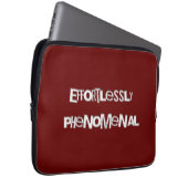 楽に驚異的なエレクトロニクスバッグ ラップトップスリーブ (正面右)