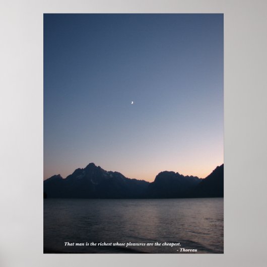 楽シンプルしみポスター ポスター (正面)