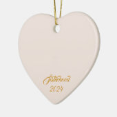 楽パーソナライズされたしエレガントい友情 セラミックオーナメント (左)