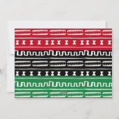 楽モダンしいクワンザムードクロス柄の写真 シーズンカード (裏面)