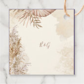 楽モダンな結婚雰囲気 フェイバータグ (裏面)