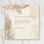 楽モダンな結婚雰囲気 フェイバータグ (正面)