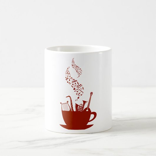 楽器と音符のマグカップ コーヒーマグカップ