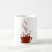 楽器と音符のマグカップ コーヒーマグカップ (中央)