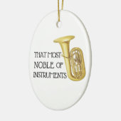 楽器のその最も気高い-テューバのオーナメント セラミックオーナメント (左)