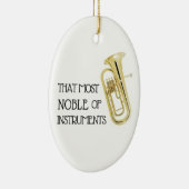 楽器のその最も気高い-バリトン歌手のオーナメント セラミックオーナメント (右)