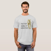 楽器のその最も気高い-バリトン歌手のワイシャツ Tシャツ (正面フル)